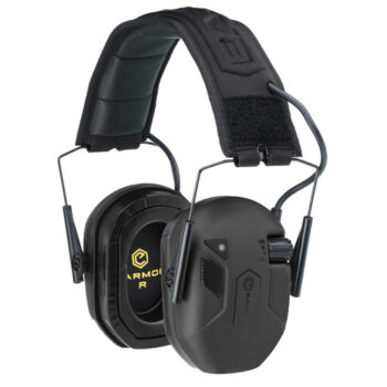 Earmor – Aktywne ochronniki słuchu M300T – NRR 23 dB – Bluetooth 5.4 – Czarne – M300T-BLK