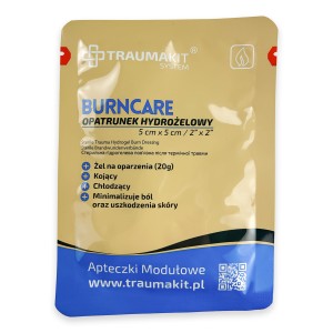 Opatrunek Hydrożelowy Burncare 5x15cm TRAUMA KIT