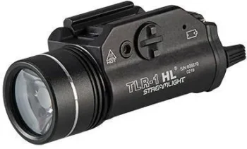 Streamlight - Latarka Taktyczna LED na broń TLR-1 HL - 1000 lm - Czarny - L-69260