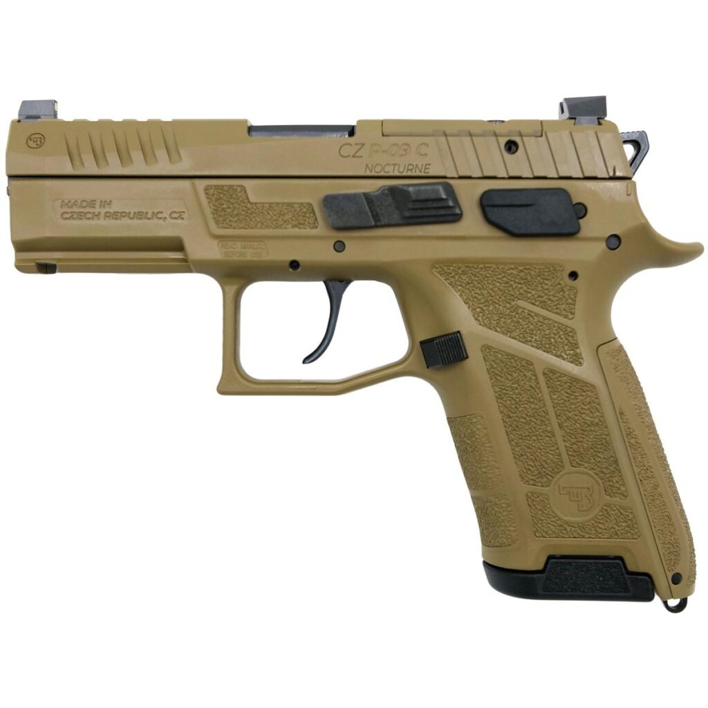 Pistolet CZ P-09 C Nocturne FDE - 9x19 - B5 - Czechy