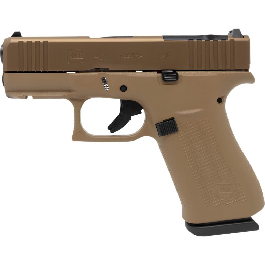 Pistolet Glock 43X Coyote MOS – kal. 9x19mm – AUSTRIA – B5